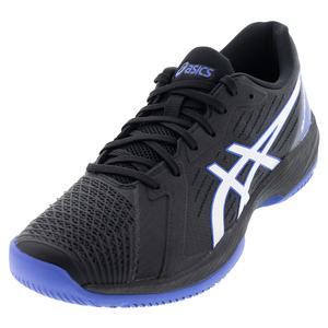 Men`s Solution Swift FF Tennis Shoes Black and Sapphire