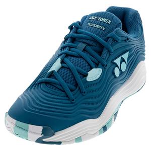 Men`s Fusionrev 5 Tennis Shoes Blue and Green