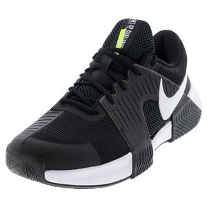 Women`s Zoom GP Challenge 1 Tennis Shoes Black and White