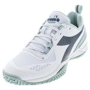 Women`s Blushield Torneo 2 AG Tennis Shoes White and Legion Blue