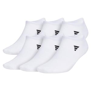 Men`s Superlite 3.0 6 Pack No Show Tennis Socks White and Black