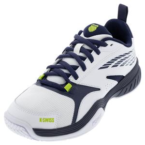 Men`s Speedex Tennis Shoes White and Gray Violet