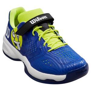 Juniors` Kaos Emo Tennis Shoes Bluing and Safety Yellow