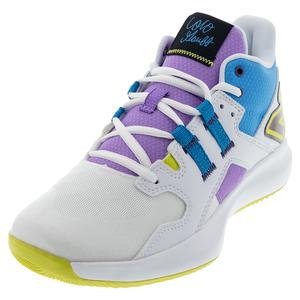 Juniors` Coco CG1 Tennis Shoes White and Spice Blue