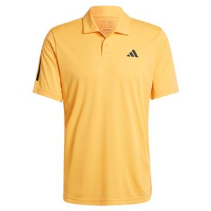 Men`s Club 3 Stripe Tennis Polo Hazy Orange