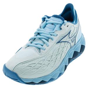 Women`s Wave Enforce Tour AC Tennis Shoes Blue Glow and Sailor Blue