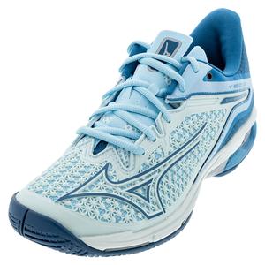 Women`s Exceed Tour 6 AC Tennis Shoes Blue Glow and Saxony Blue