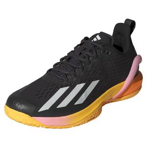 Men`s adizero Cybersonic Tennis Shoes Aurora Black and Spark