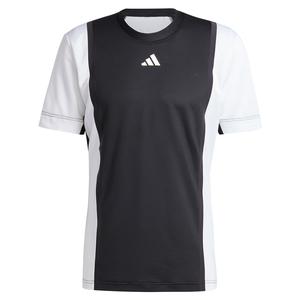 Men`s Heat.RDY Freelift Pro Tennis Top Black and White