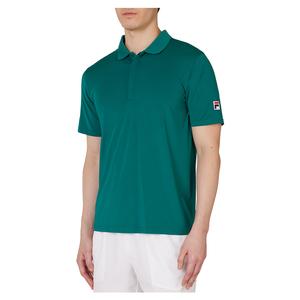 Men`s Short Sleeve Tennis Polo Malachite