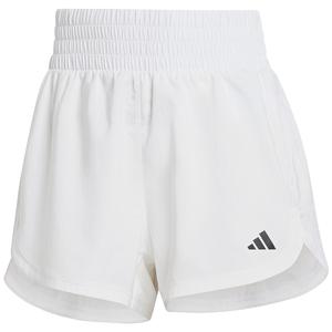 Womens Pacer 3S Woven high Rise Training Shorts White