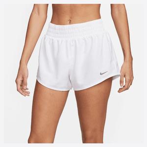 Womens One Dri-FIT Mid-Rise 3-inch Shorts White