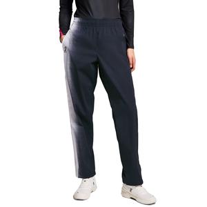 Women`s Court Track Tennis Pant Black and White