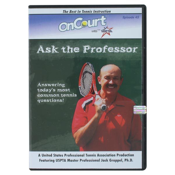 USPTA Ask The Professor Tennis DVD | N407-08 | Tennis Express