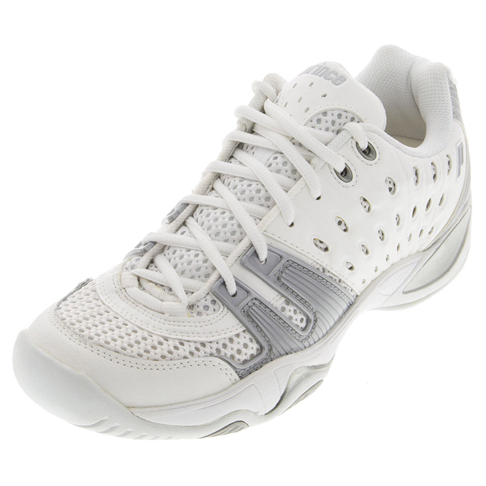 Prince T22 Women`s Tennis Shoes White Silver | eBay