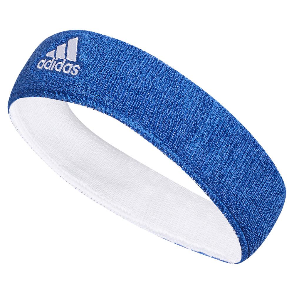 adidas Interval Reversible Tennis Headband Blue and White