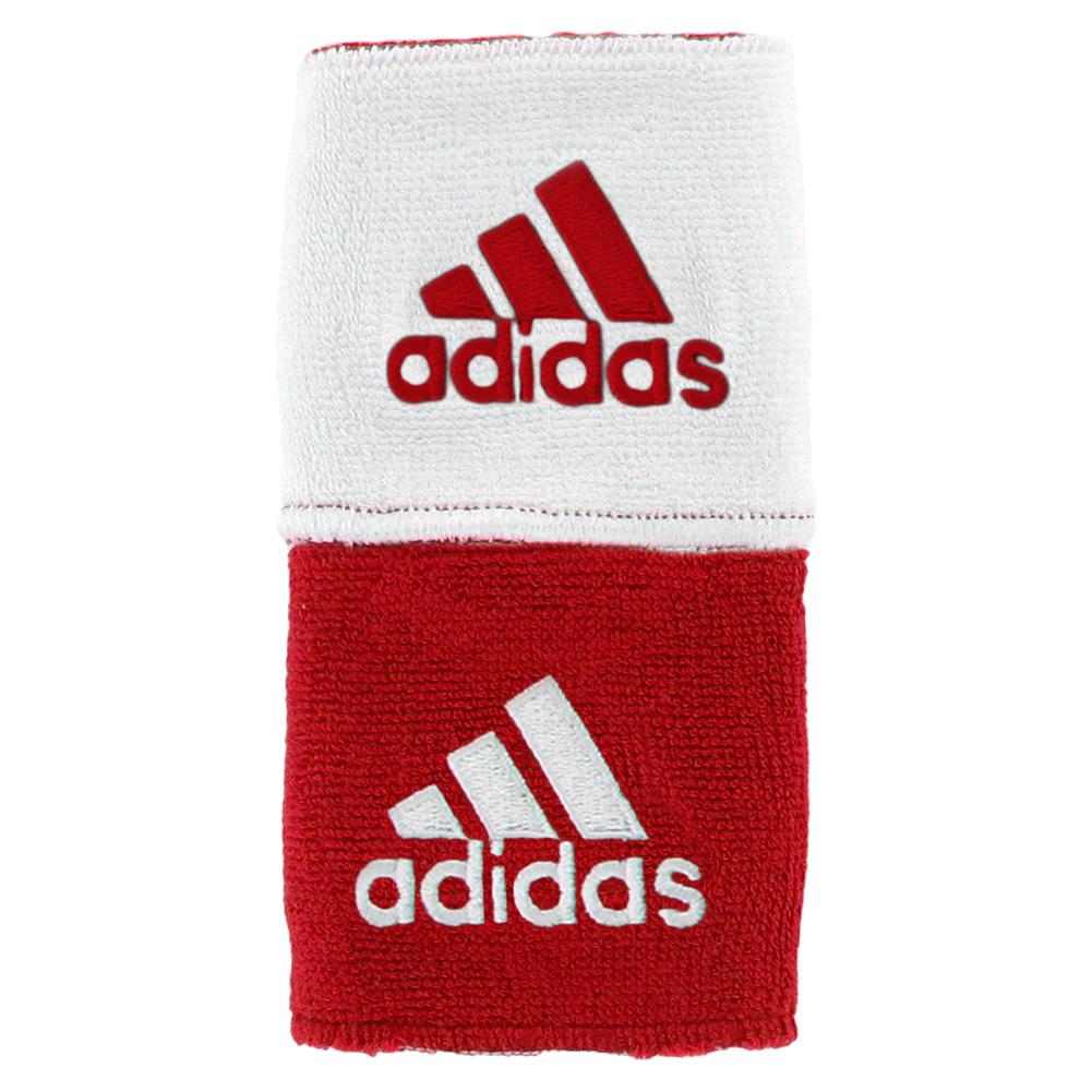 ADIDAS Interval Reversible Tennis Wristband Red and White | 5133981-B |  Tennis Express