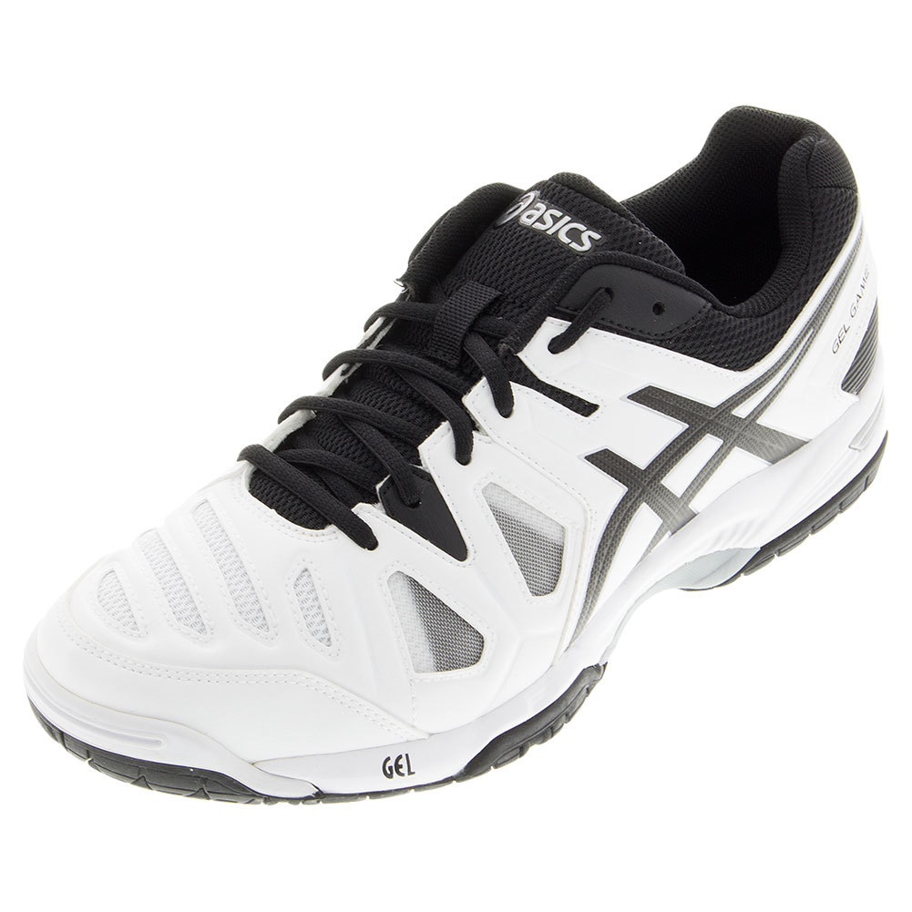 Men`s Gel-Game 5 Tennis Shoes White and Black