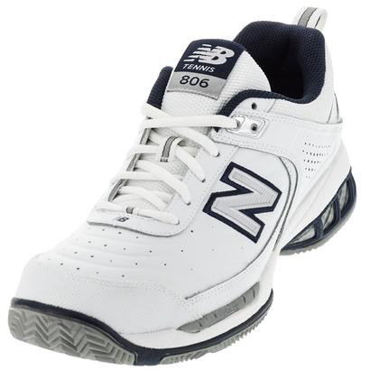 Men`s MC806 4E Width Tennis Shoes White