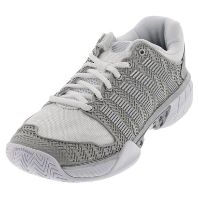 Women`s HyperCourt Express Tennis Shoes White and Silver
