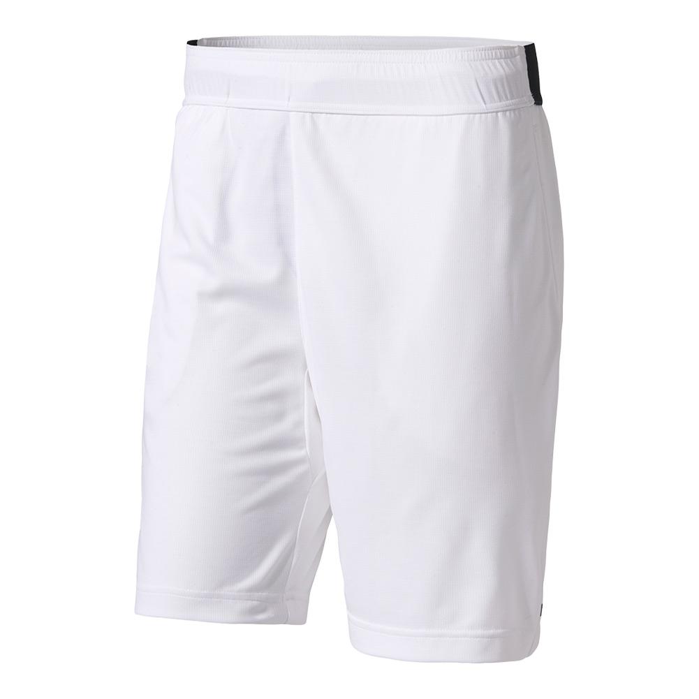 adidas Men`s Climachill 7.5 Inch Tennis Short White