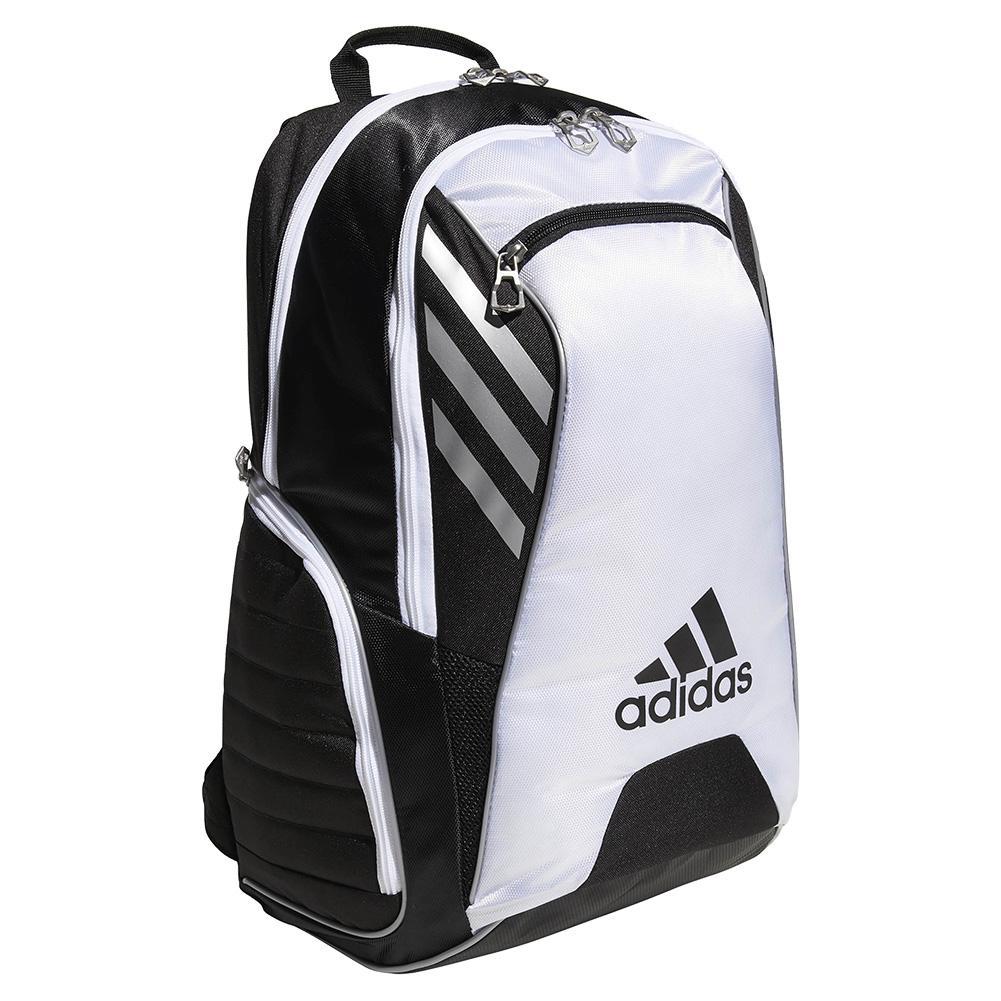 adidas Tour Tennis Racquet Backpack (Black/White)