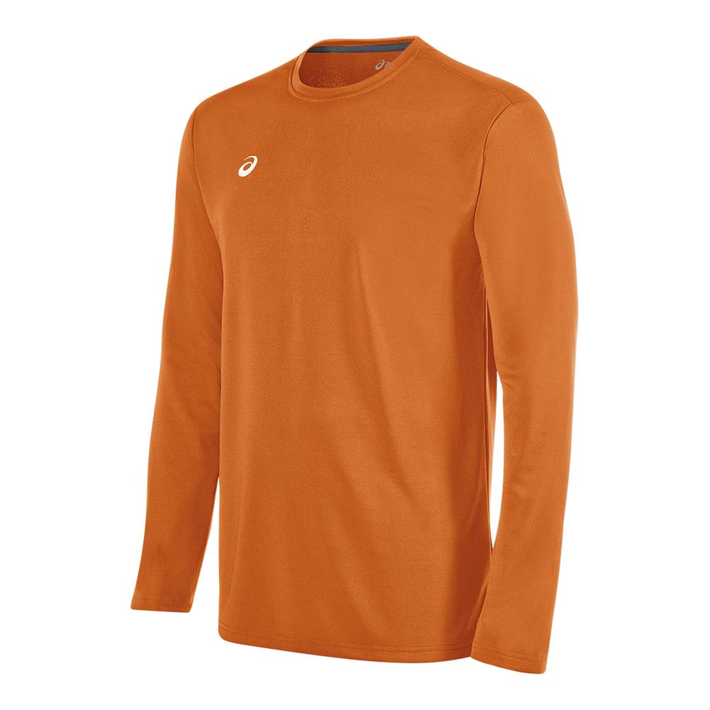 ASICS Men`s Circuit 8 Warm Up Long Sleeve Top