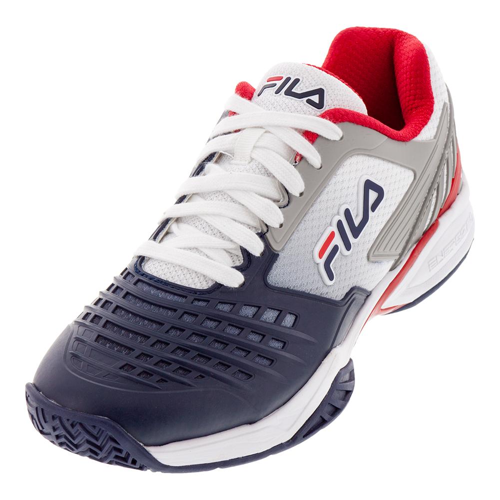 FILA Men's Axilus 2 Energized Tennis Shoes | Men's FILA Axilus Energized 2  | Tennis Express