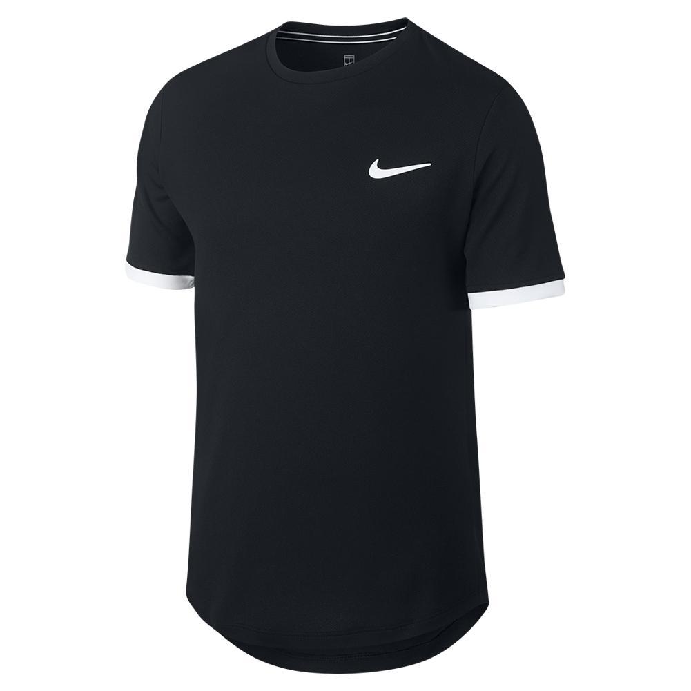 nike court dry color block top
