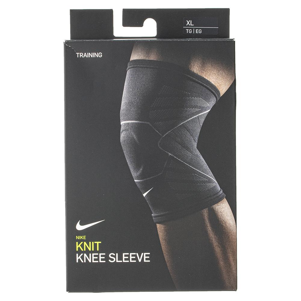 Nike Advantage Knitted Knee Sleeve in Black and Anthracite