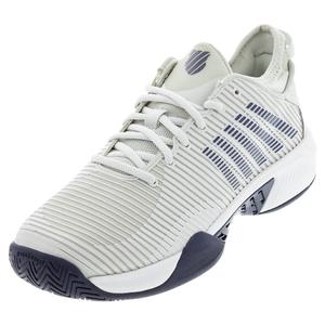 Men`s Hypercourt Supreme Tennis Shoes Barely Blue and White