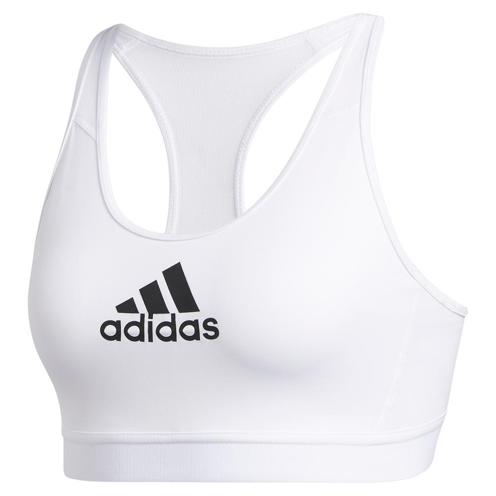 Adidas Women's Don't Rest Alphaskin Sports Bra in White | Tennis Express