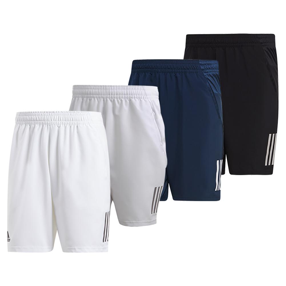 adidas men's club 3 stripes tennis shorts