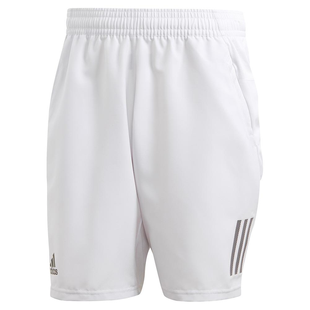 adidas men's club 3 stripes tennis shorts