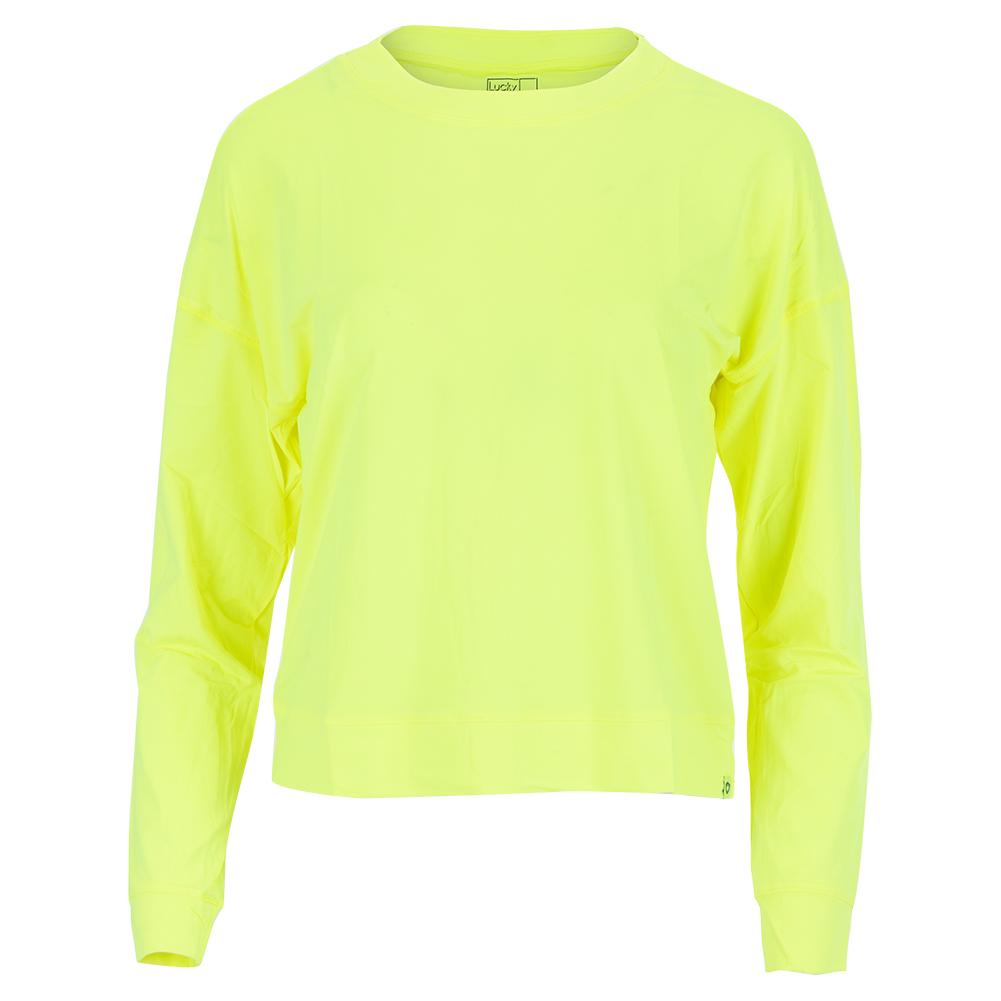 Lucky In Love Women's Hype Long Sleeve Tennis Top