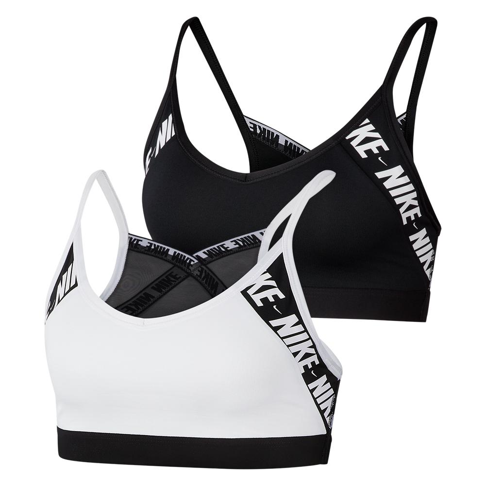 Nike Women's Indy Light Support Logo Sports Bra | Tennis Express