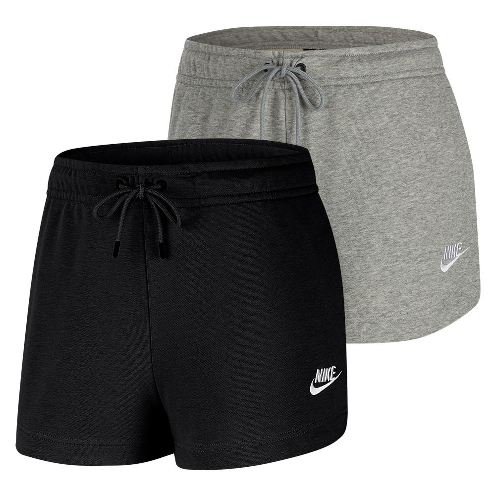 nike womens terry shorts