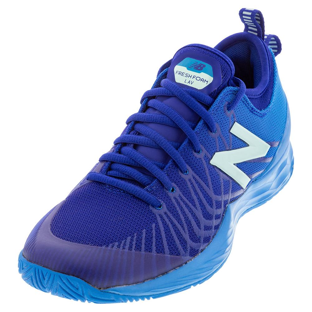 New Balance Women`s Fresh Foam LAV B Width Tennis Shoes Vision Blue and  Bali Blue