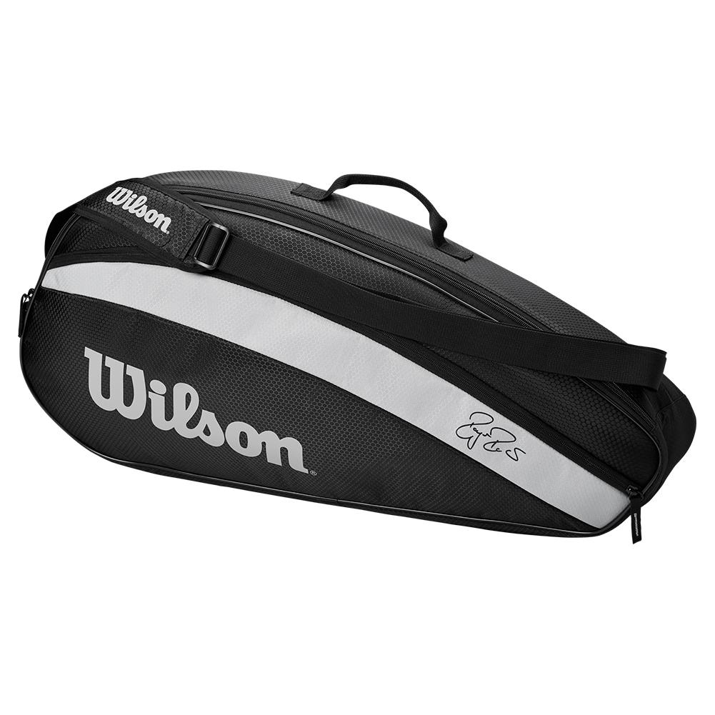 Wilson RF Team 3 Pack Tennis Bag Black | Tennis Express