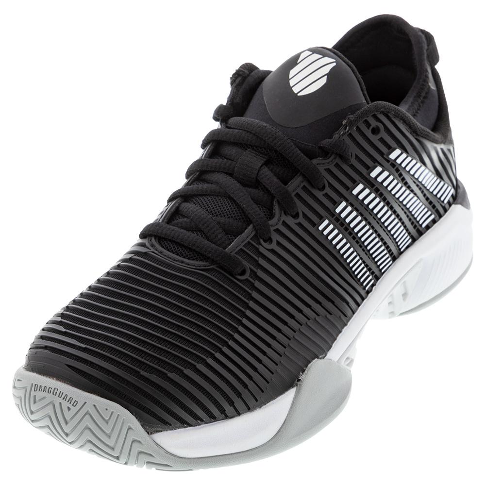 K-Swiss Women`s Hypercourt Supreme Tennis Shoes Black and White | Tennis  Express | 96615-039