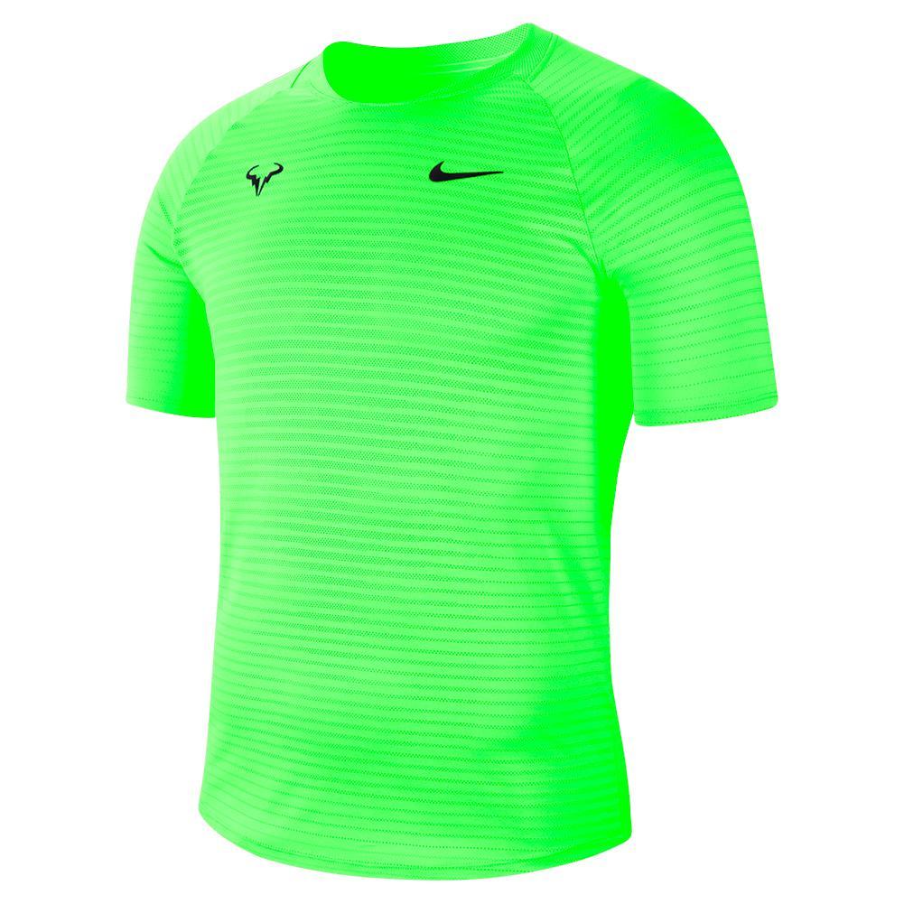 Nike Men`s Rafa Court Slam AeroReact Short Sleeve Tennis Top | Tennis  Express