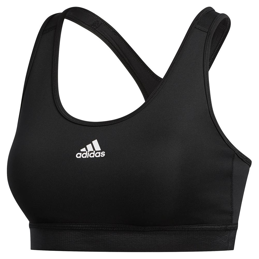 Adidas Women's Believe This 2.0 Sports Bra in Black and White