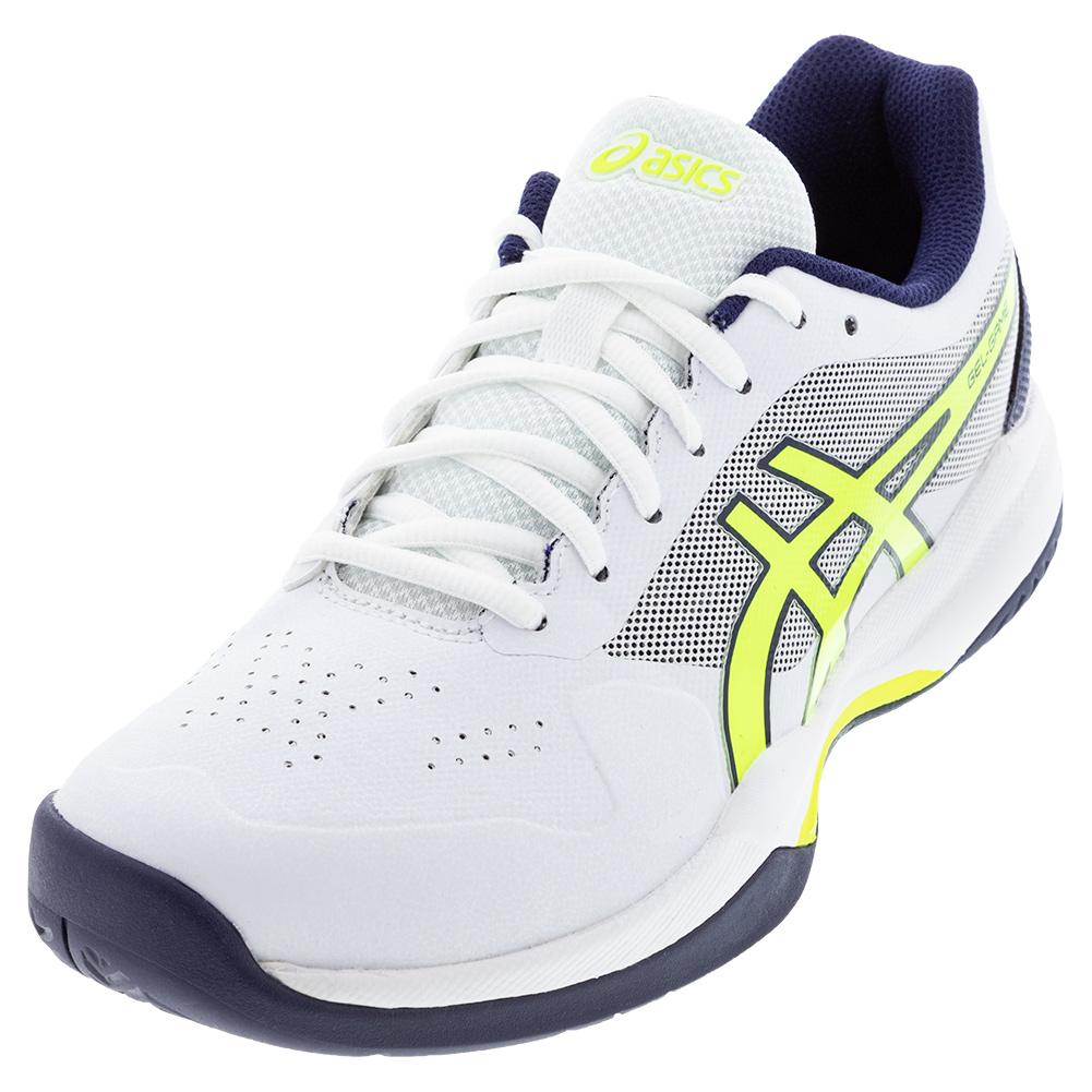 ASICS Men`s GEL-Game 7 Tennis Shoes White and Safety Yellow | Tennis  Express | 1041A042-106