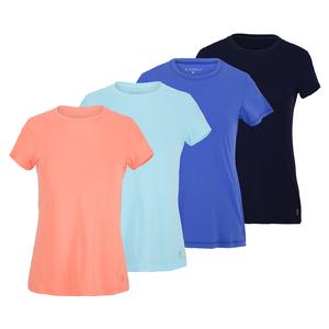 Women`s UV Short Sleeve Tennis Top