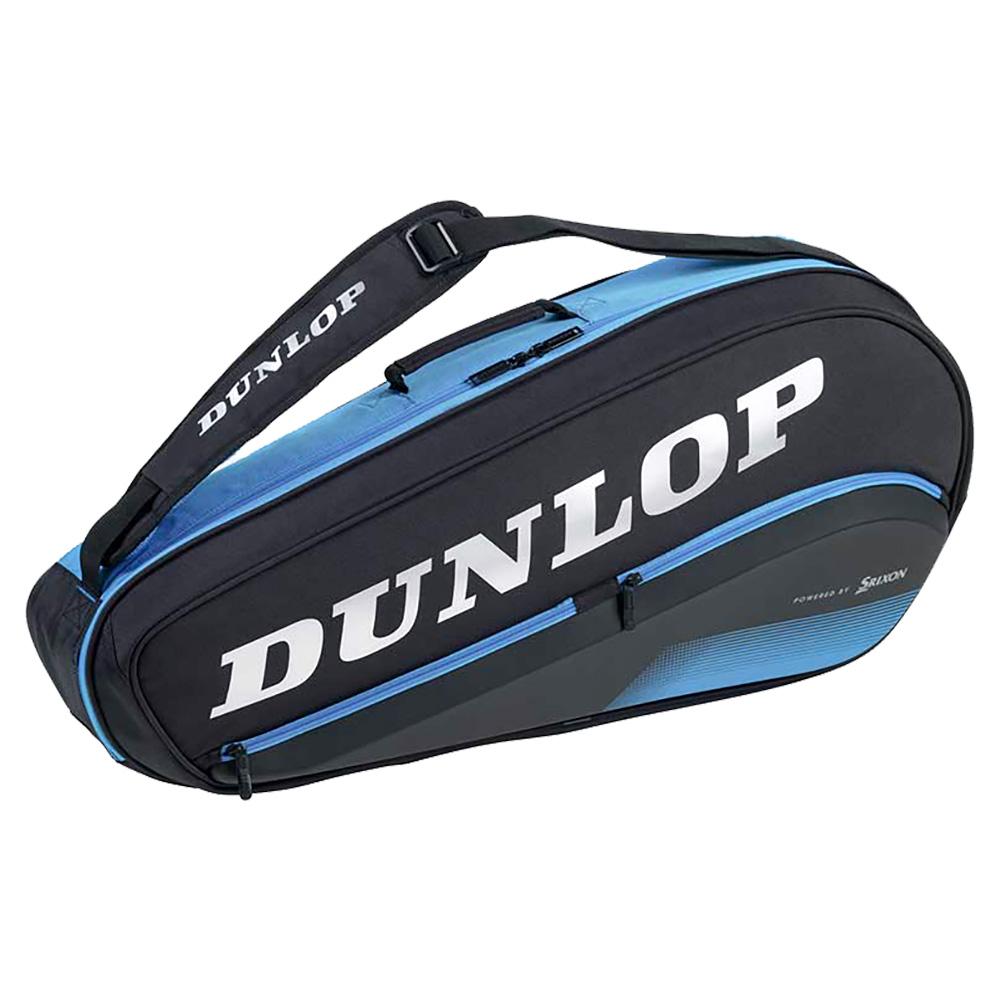Dunlop FX Performance 3 Pack Tennis Bag Black and Blue | Tennis Express