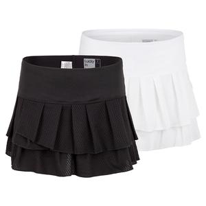 Women`s Wavy Pleat Tier Tennis Skort