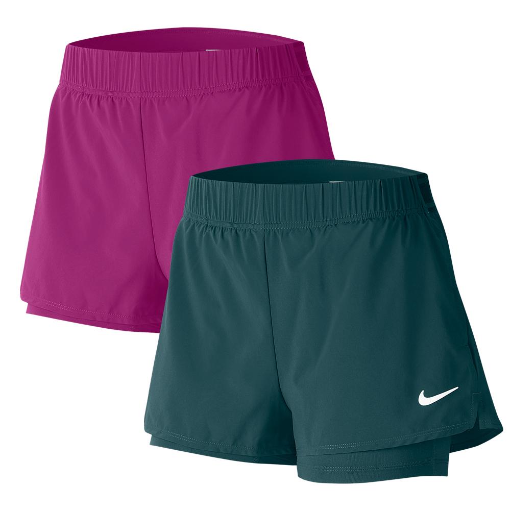 nike women's court flex tennis shorts