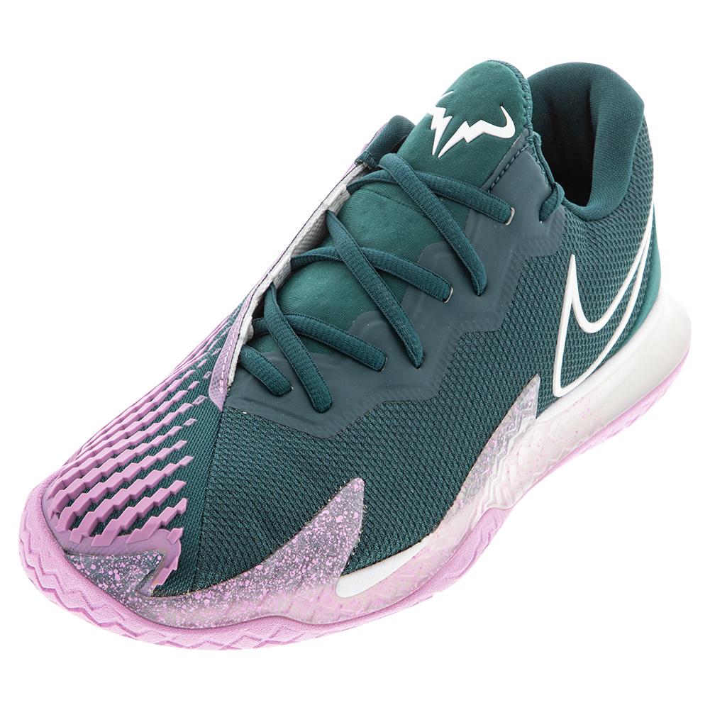 Nike Men`s Court Air Zoom Vapor Cage 4 Tennis Shoes Dark Atomic Teal and  White | Tennis Express | CD0424-300