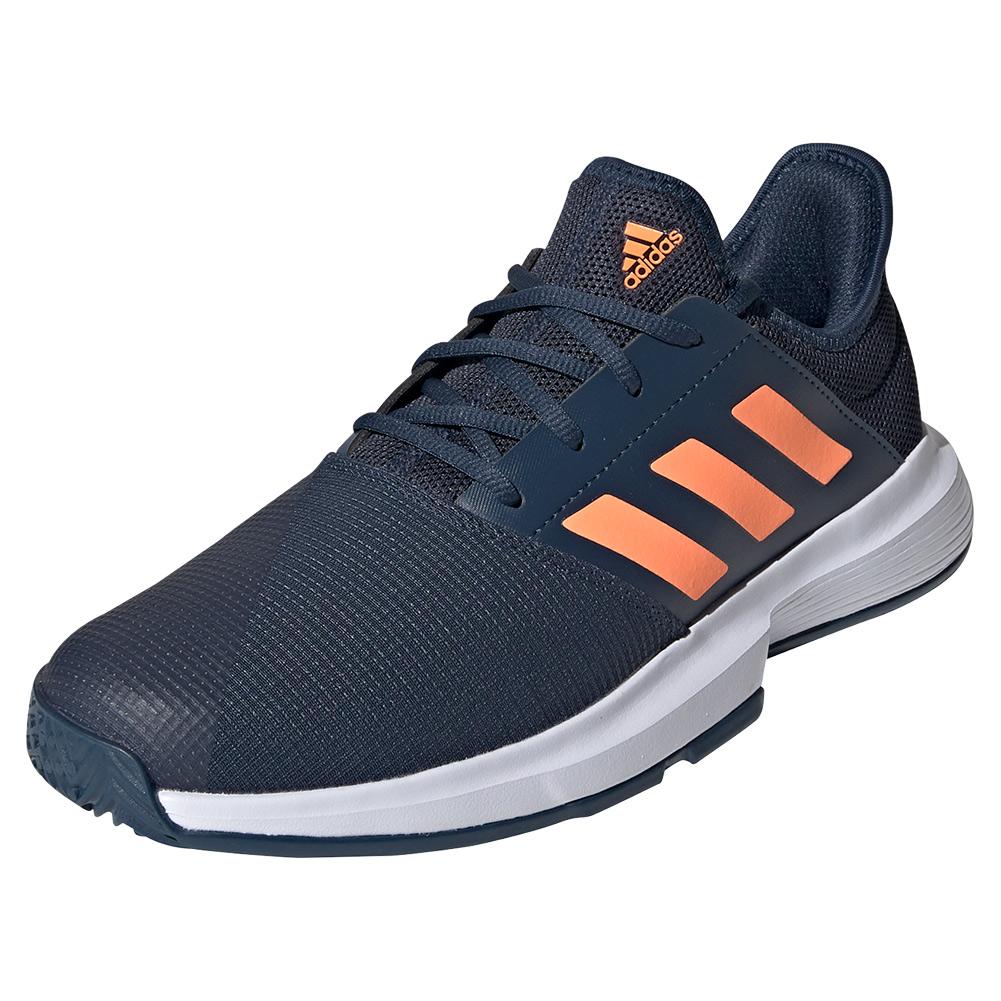 adidas gamecourt navy men's shoe