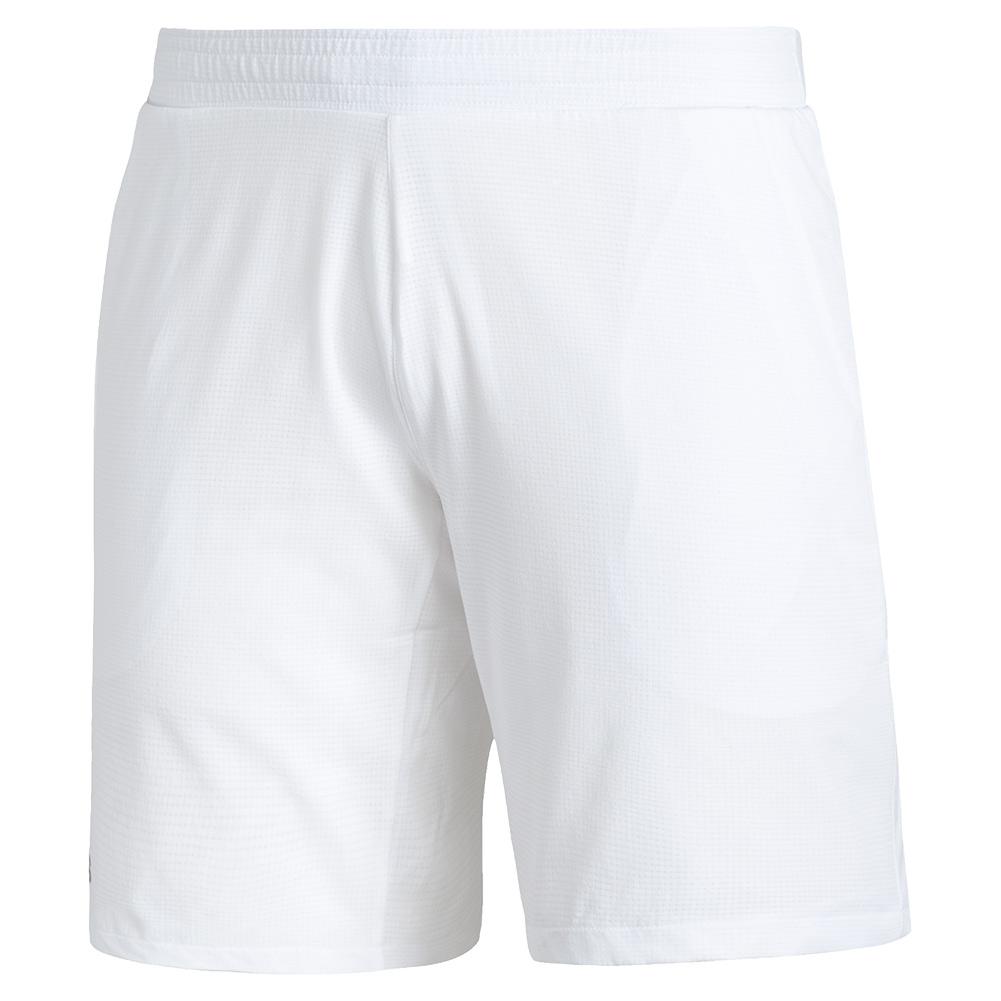 adidas Men`s Tennis Shorts Club Stretch Woven 7" White & Black